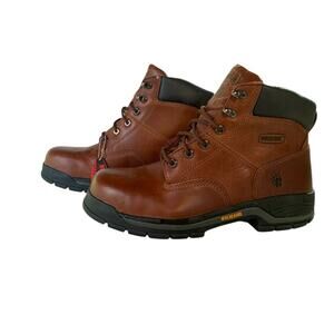 NIB Wolverine Men's Steel Toe Harrison Lace-Up 6" Work Boot Work Boots Size 10